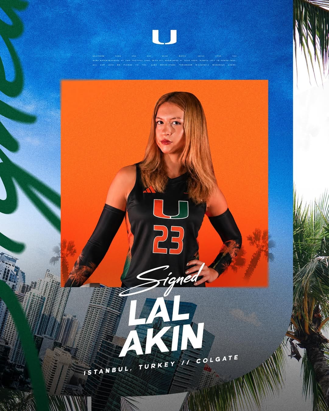 Post 5 by Miami Hurricanes Volleyball on Instagram (image)