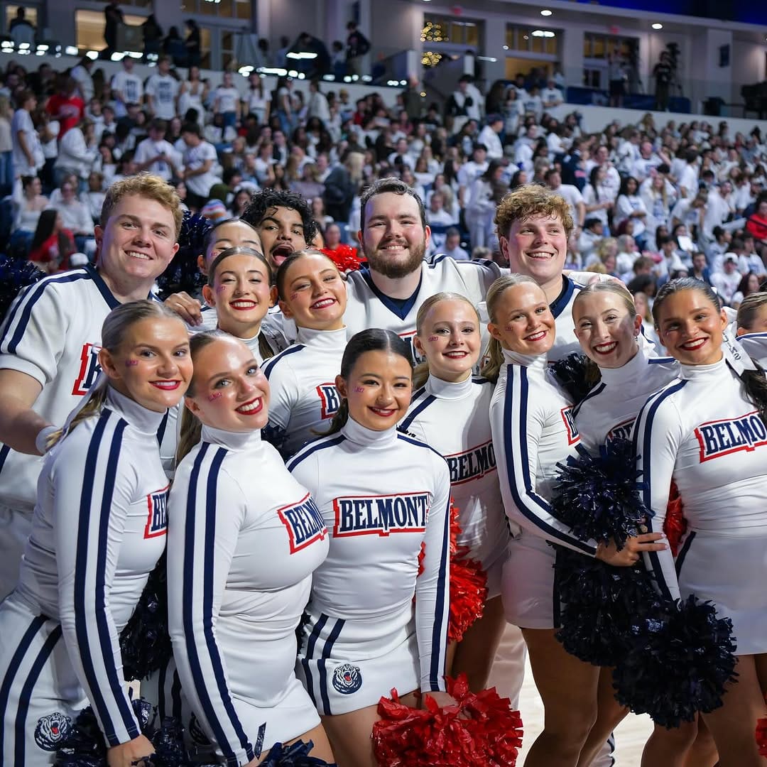 Post 10 by Belmont University Cheer on Instagram (image)