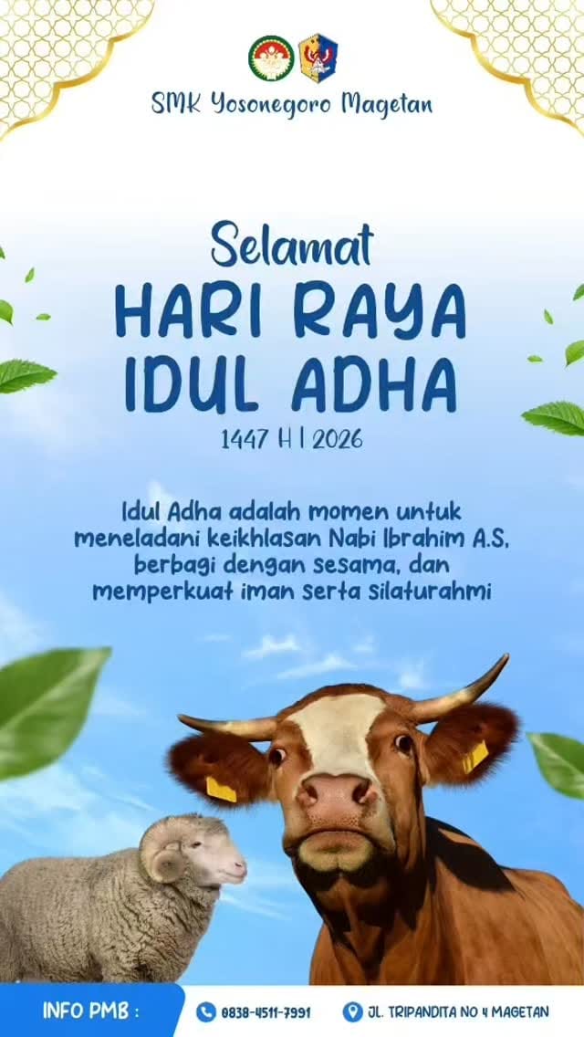 Post 2 by SMK Yosonegoro Magetan on Instagram (video)