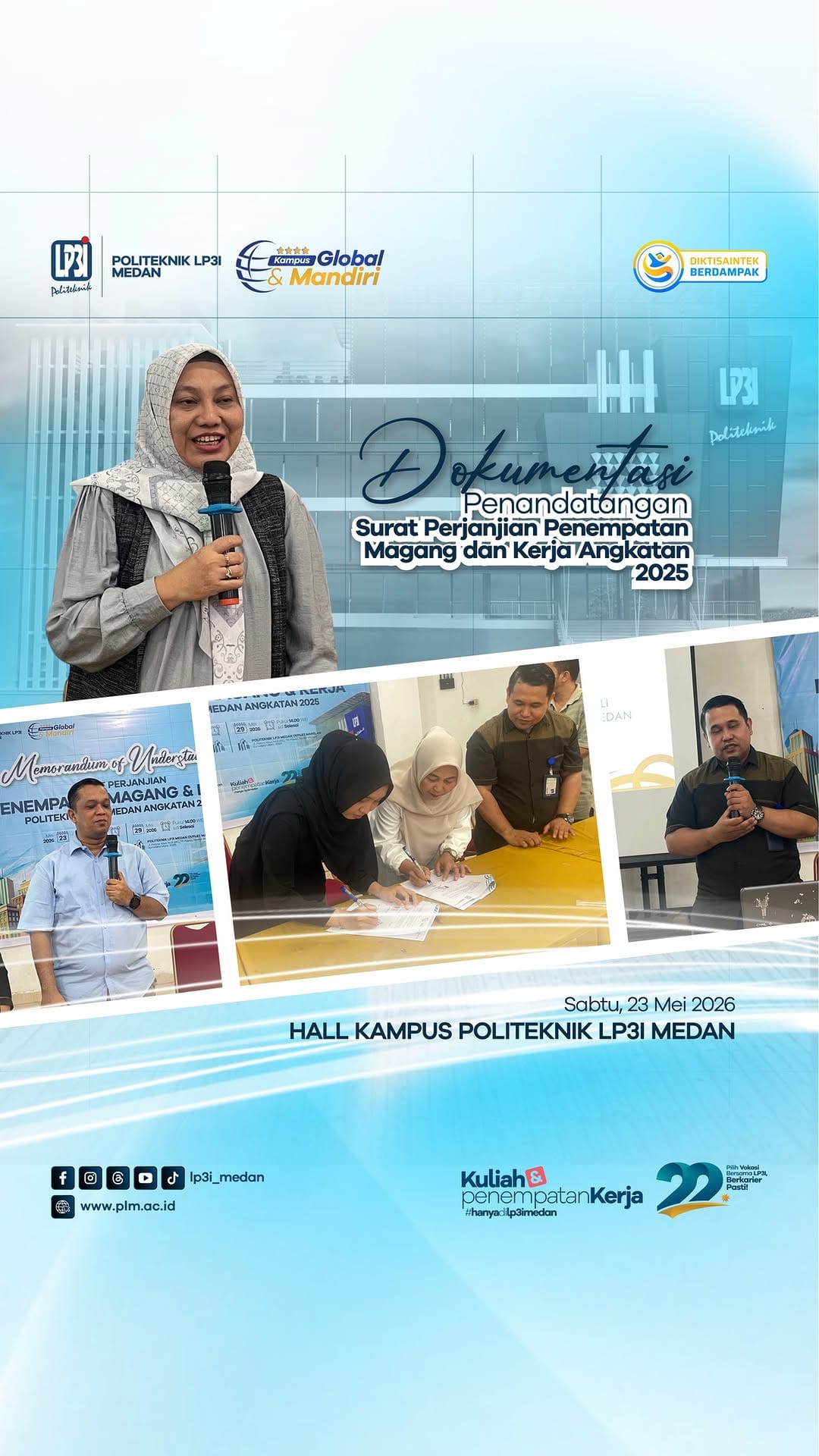 Post 1 by POLITEKNIK LP3I MEDAN on Instagram (video)