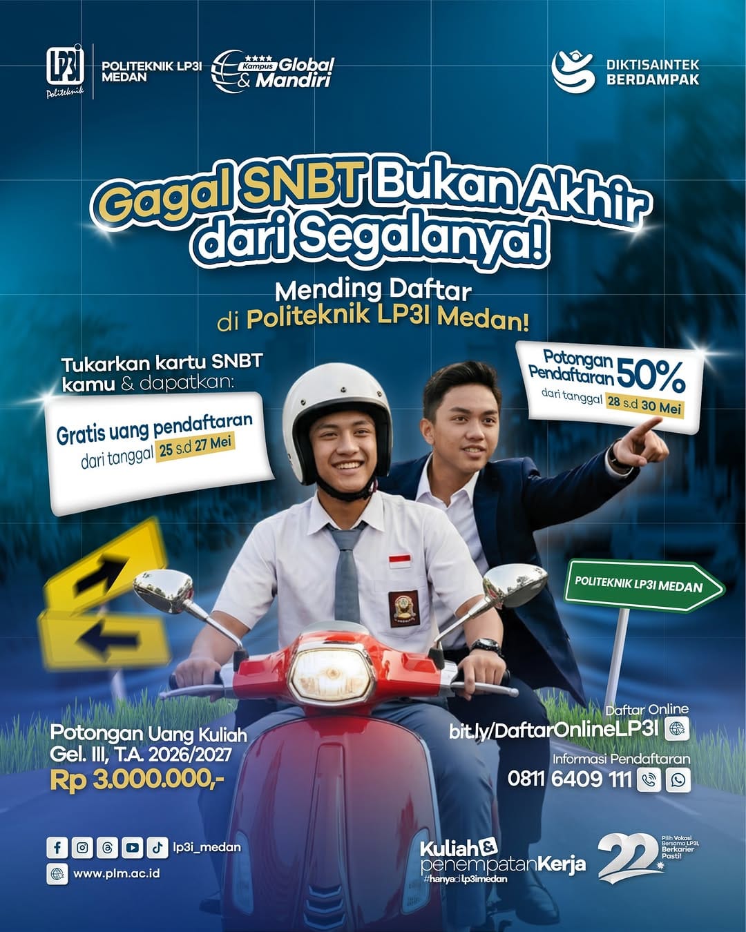 Post 3 by POLITEKNIK LP3I MEDAN on Instagram (carousel)
