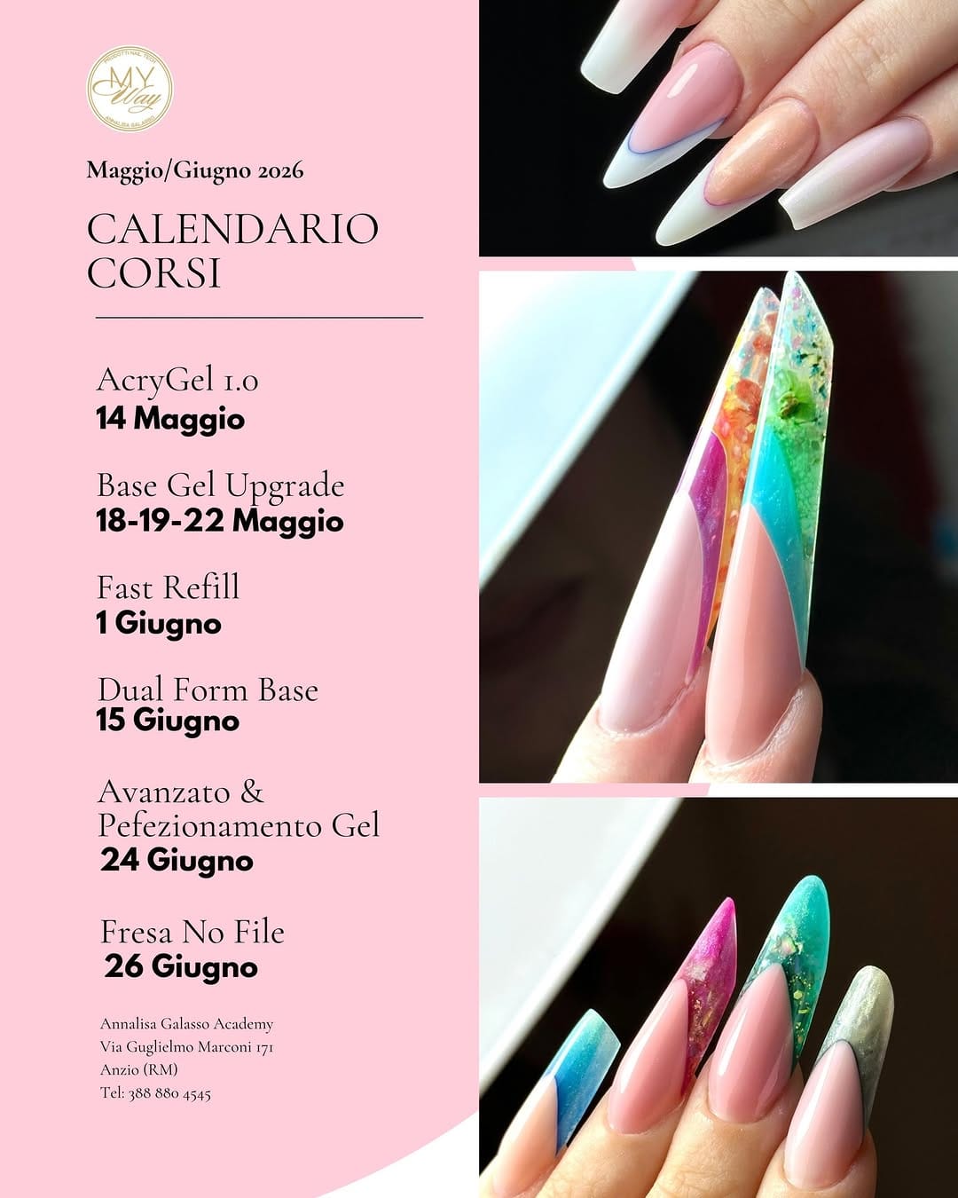 Post 3 by Annalisa Galasso | Nail Master | Corsi Unghie on Instagram (image)