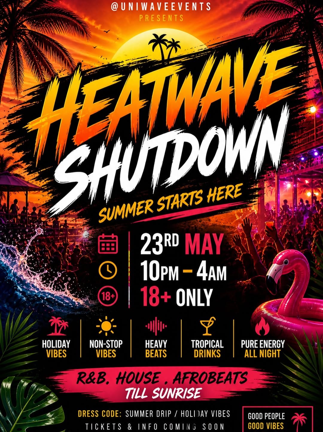 Post 8 by UNIWAVE EVENTS on Instagram (image)