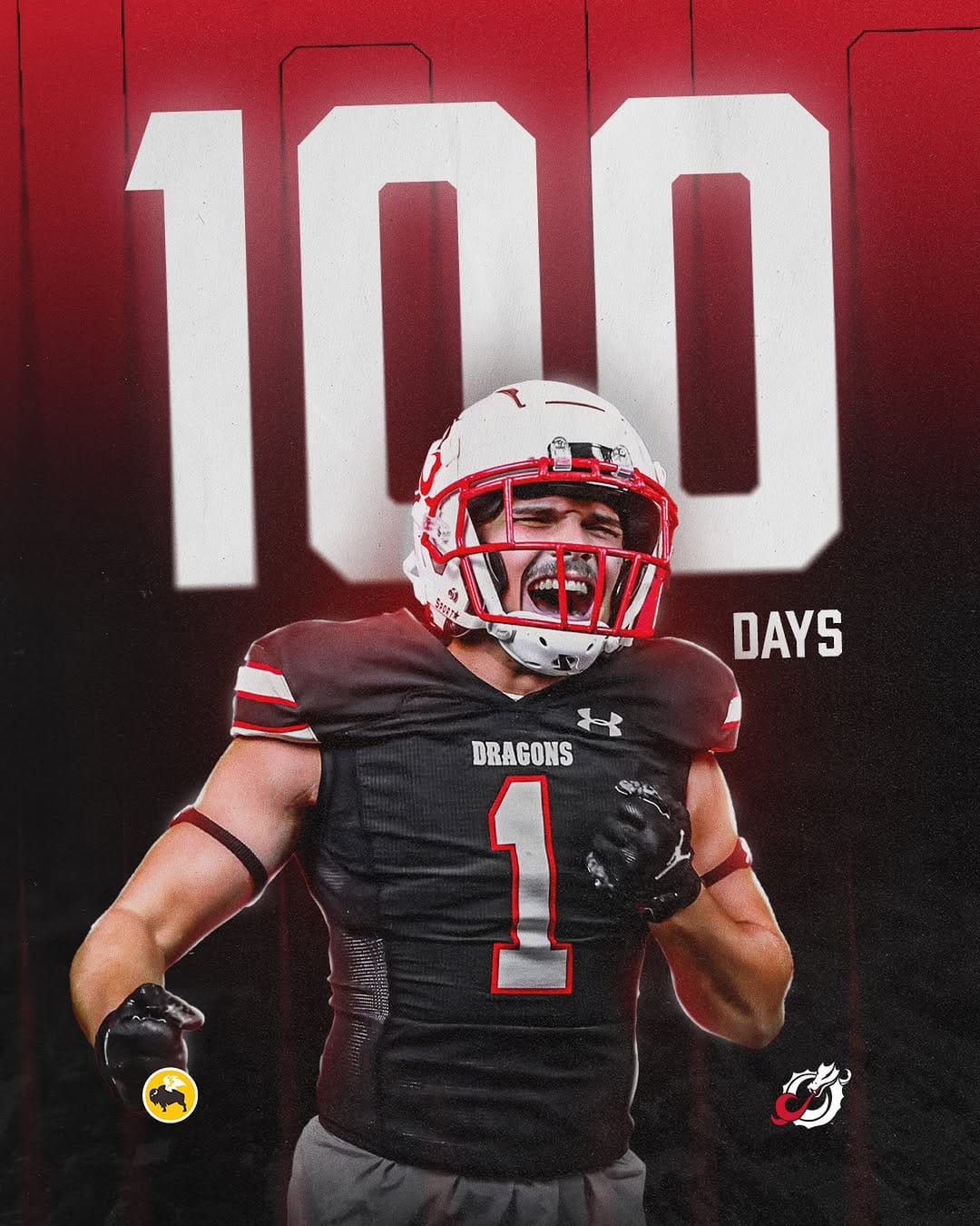 Post 8 by MSUM Dragon Football on Instagram (image)