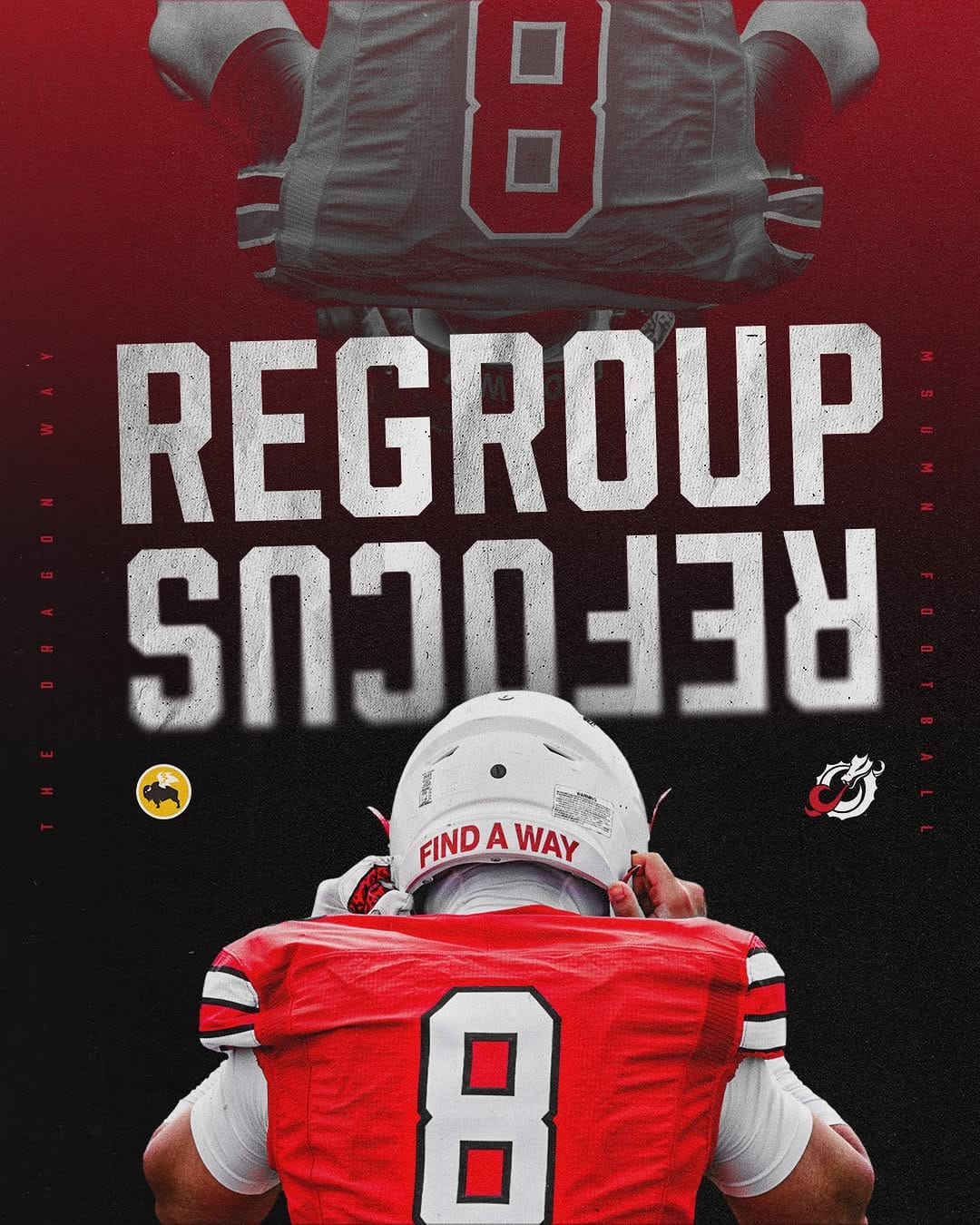 Post 7 by MSUM Dragon Football on Instagram (image)