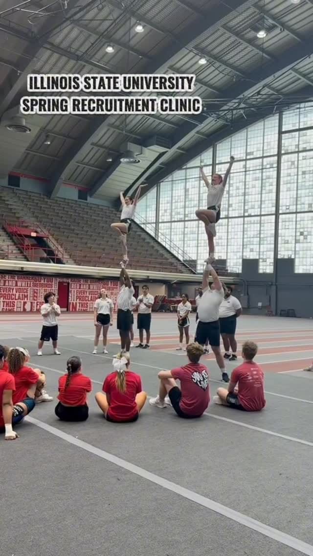 Post 8 by Illinois State Cheerleading on Instagram (video)