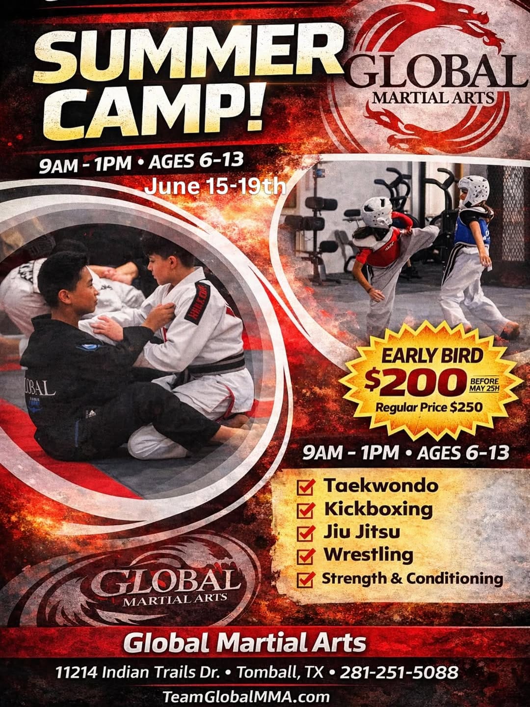 Post 5 by Global Martial Arts on Instagram (image)