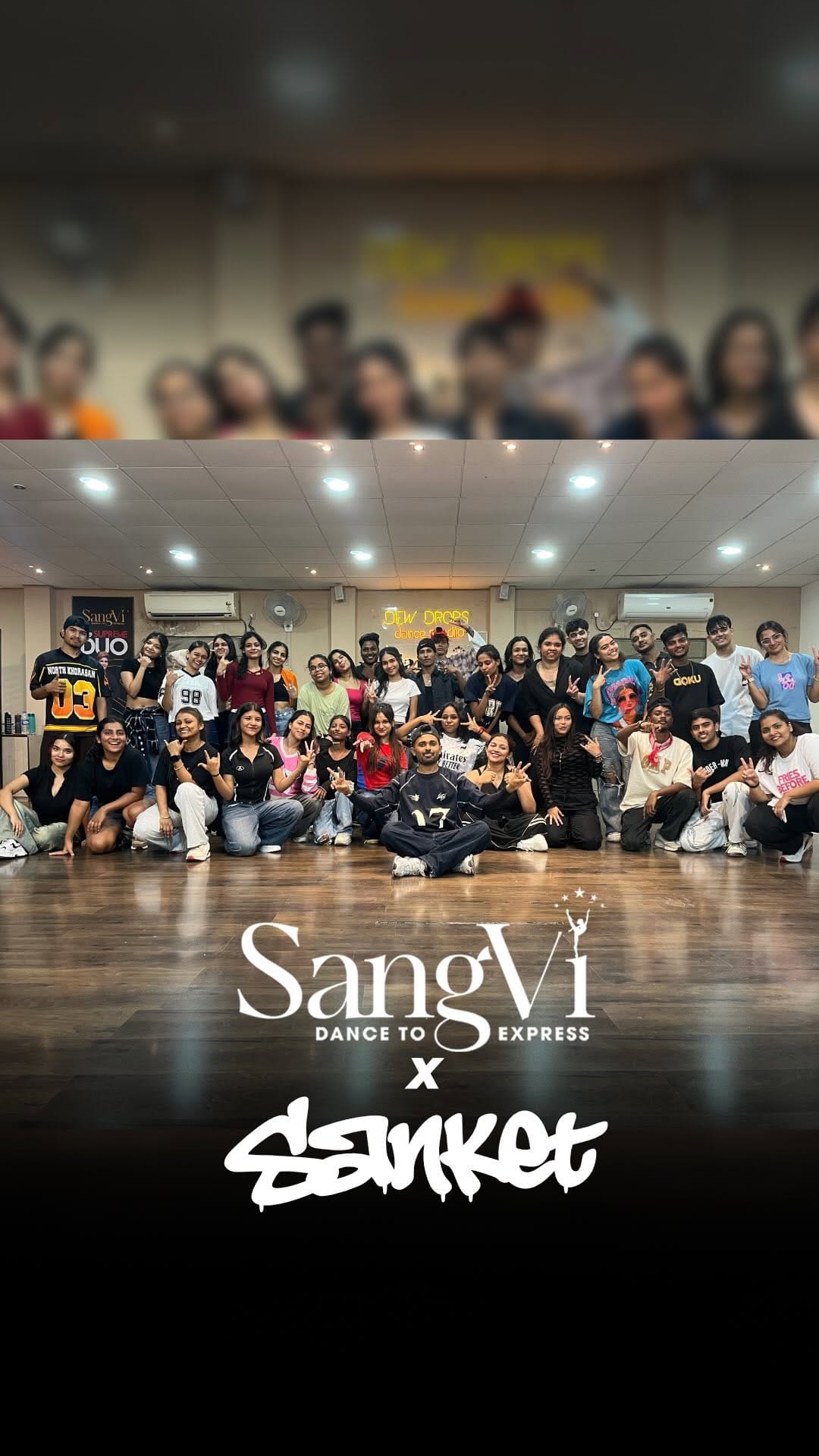 Post 3 by SangVi | Dance & Fitness Centre in Kolkata on Instagram (video)
