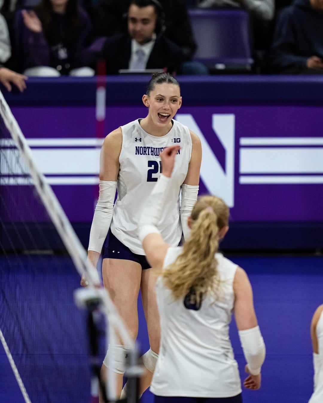 Post 4 by Northwestern Volleyball on Instagram (carousel)