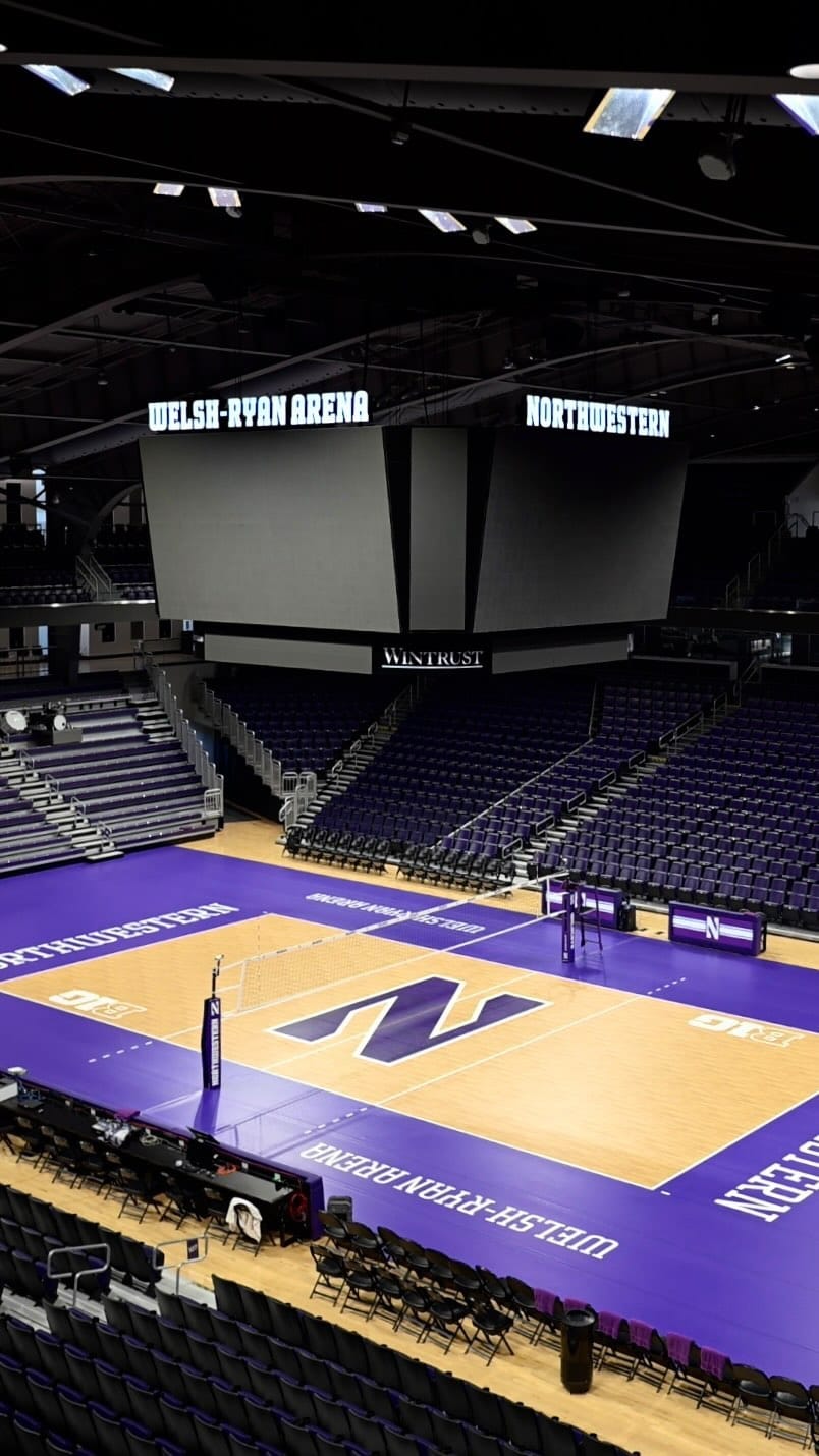 Post 10 by Northwestern Volleyball on Instagram (video)