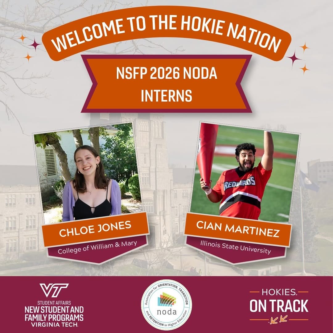 Post 8 by Hokies on Track (New Student & Family Programs) on Instagram (image)