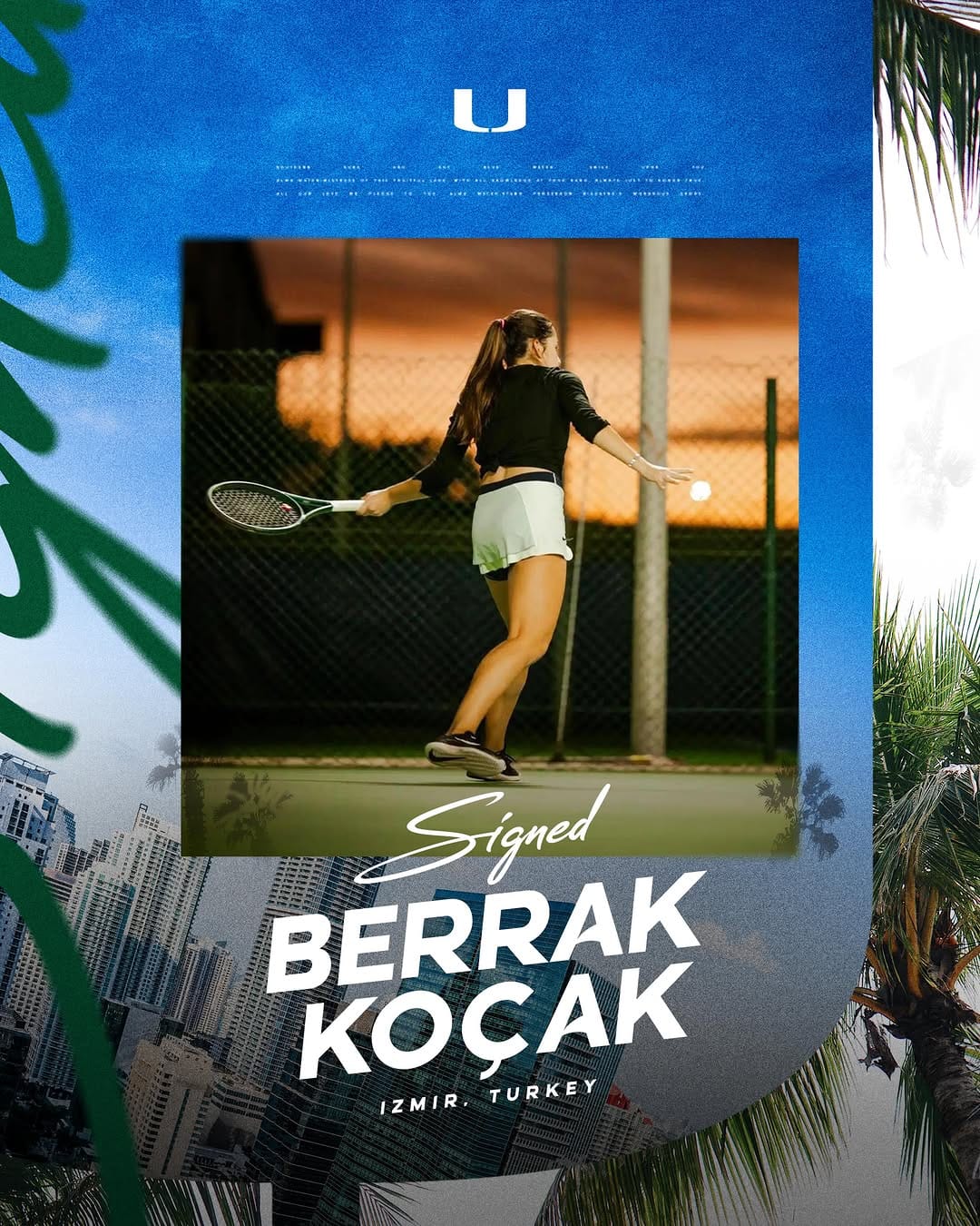 Post 3 by Miami Hurricanes Women’s Tennis on Instagram (image)
