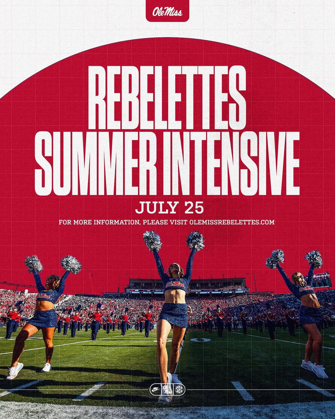 Post 5 by Ole Miss Rebelettes on Instagram (image)