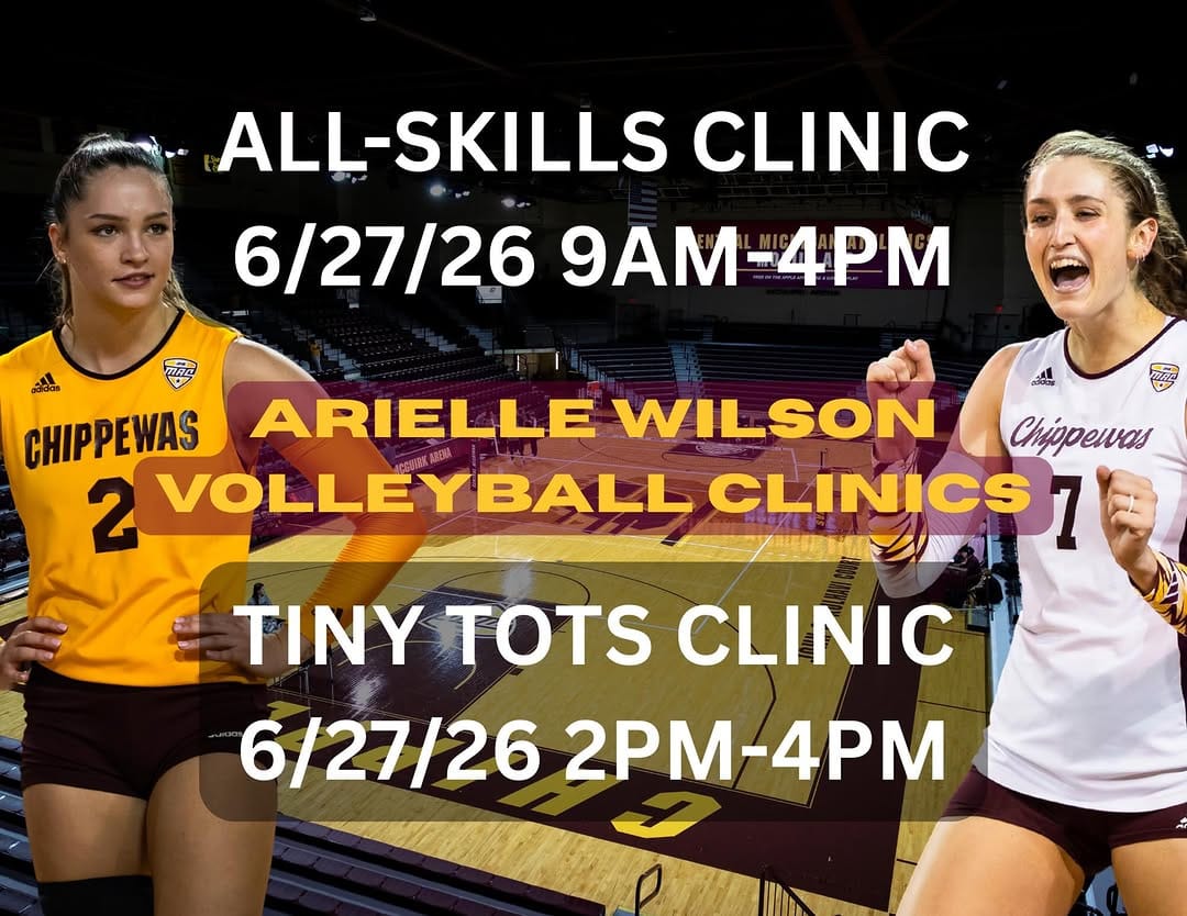 Post 3 by CMU Volleyball on Instagram (image)