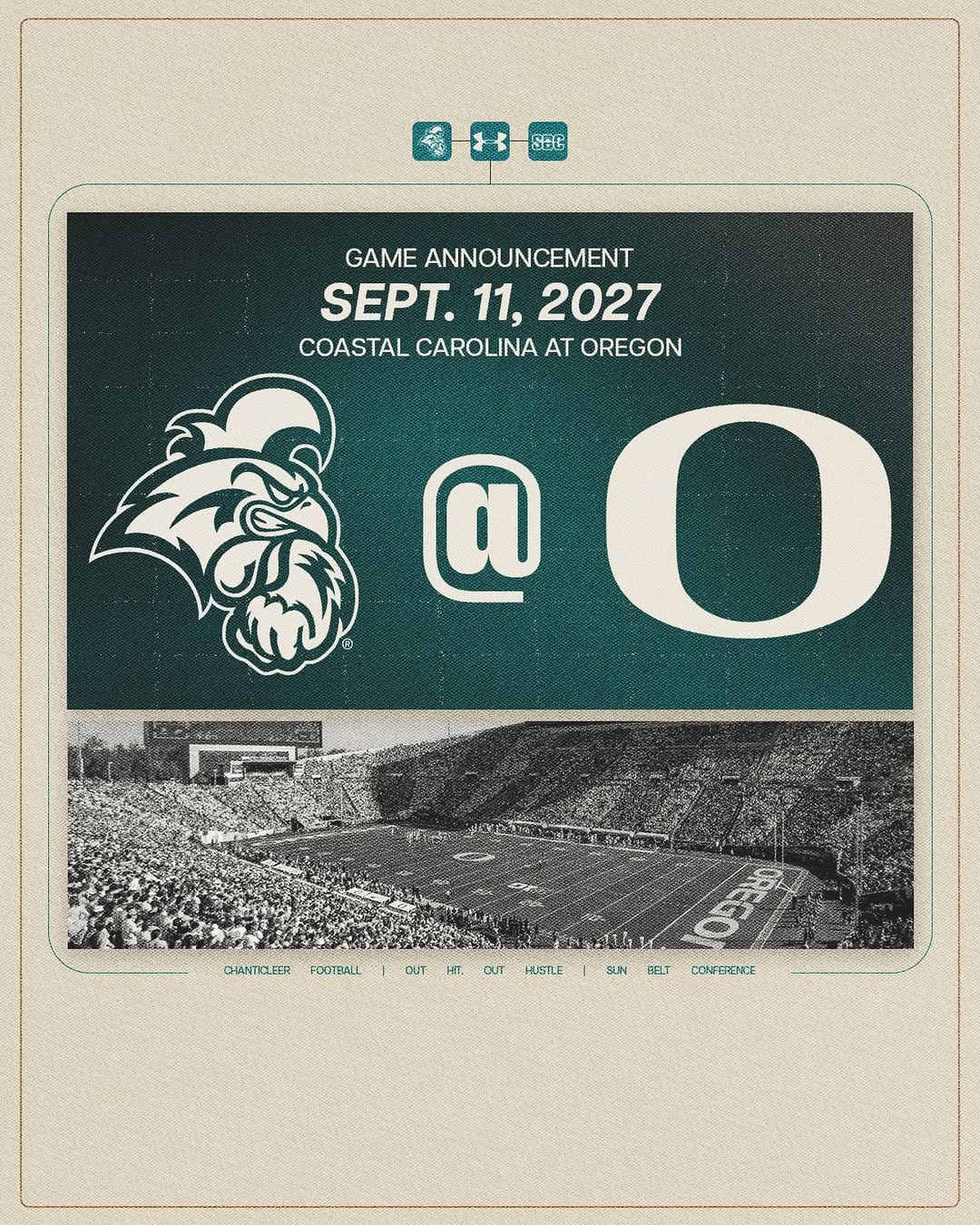 Post 3 by Coastal Carolina Athletics on Instagram (image)