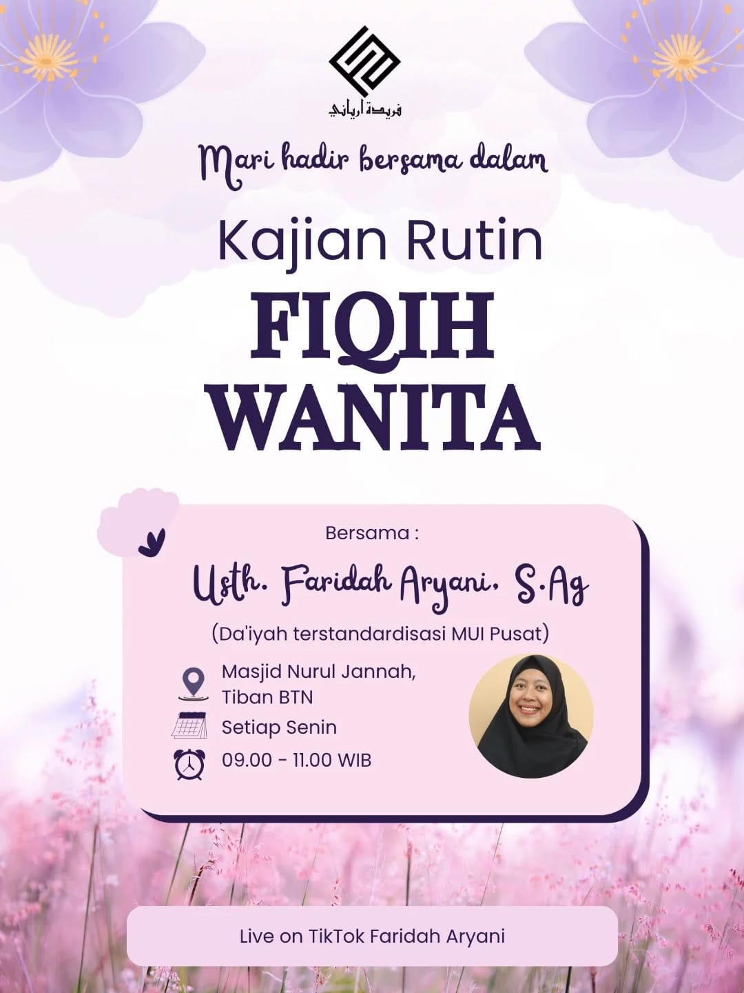 Post 3 by Faridah Aryani | Pembicara/Pemateri Kajian on Instagram (image)