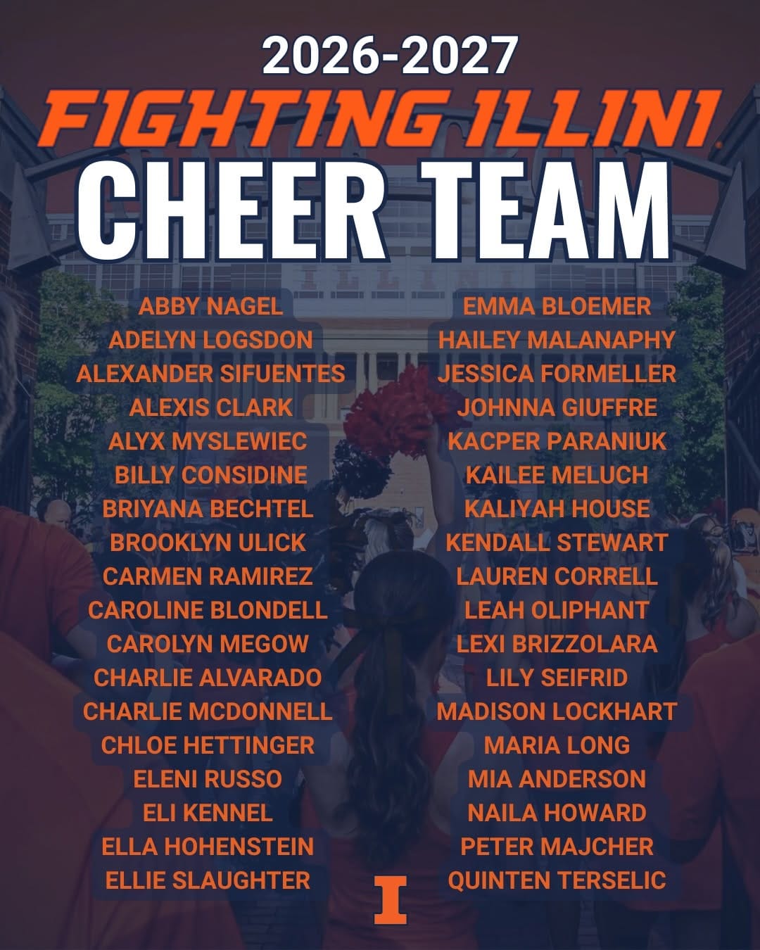 Post 6 by Illinois Cheerleading on Instagram (carousel)