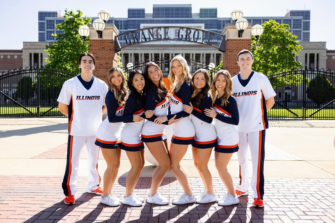 Post 3 by Illinois Cheerleading on Instagram (carousel)