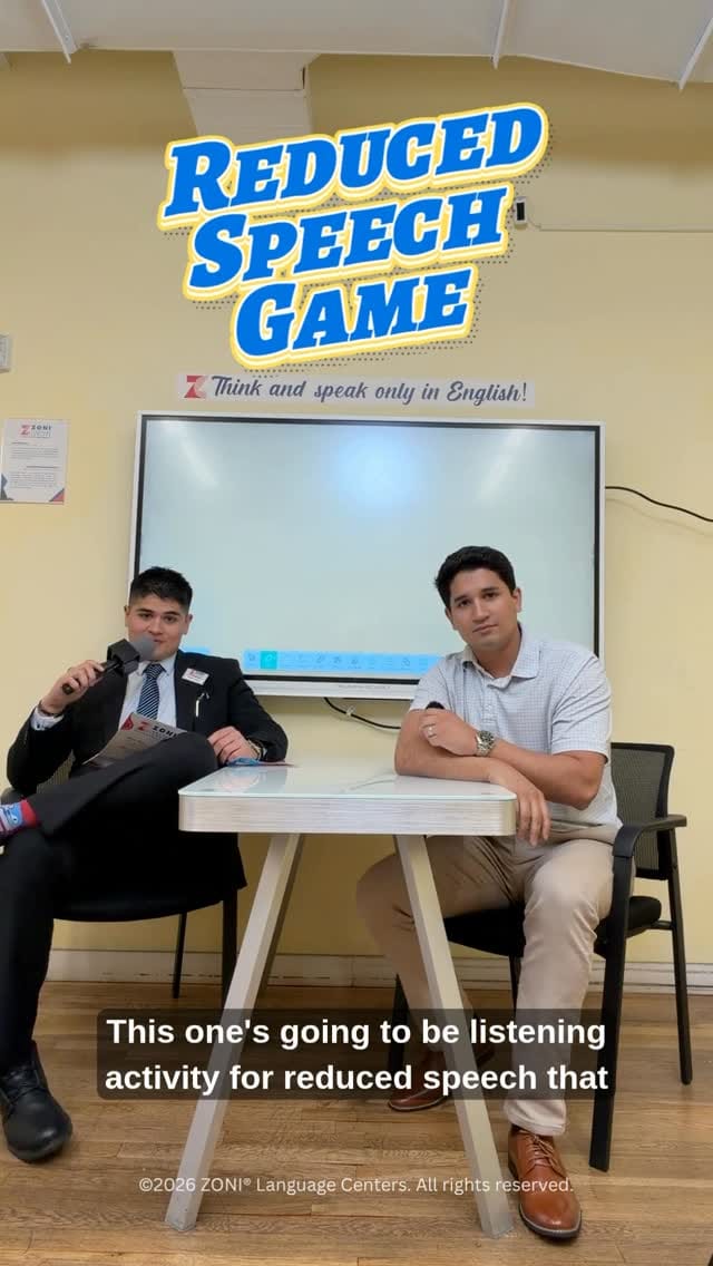 Post 5 by Zoni Language Centers on Instagram (video)