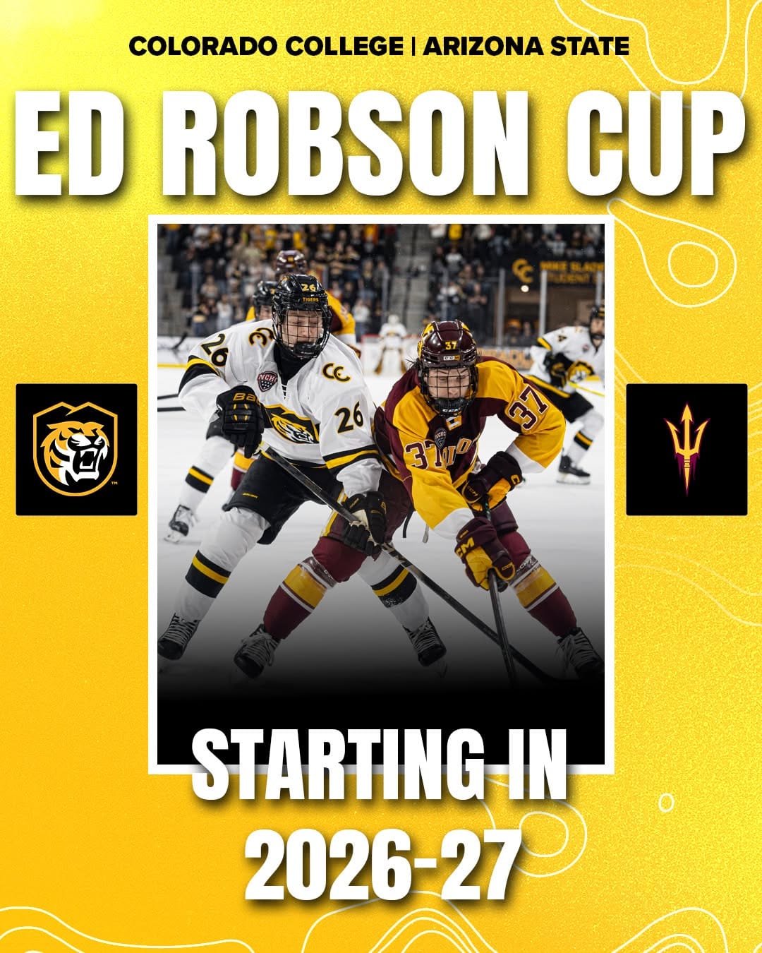 Post 5 by Colorado College Tiger Hockey on Instagram (image)