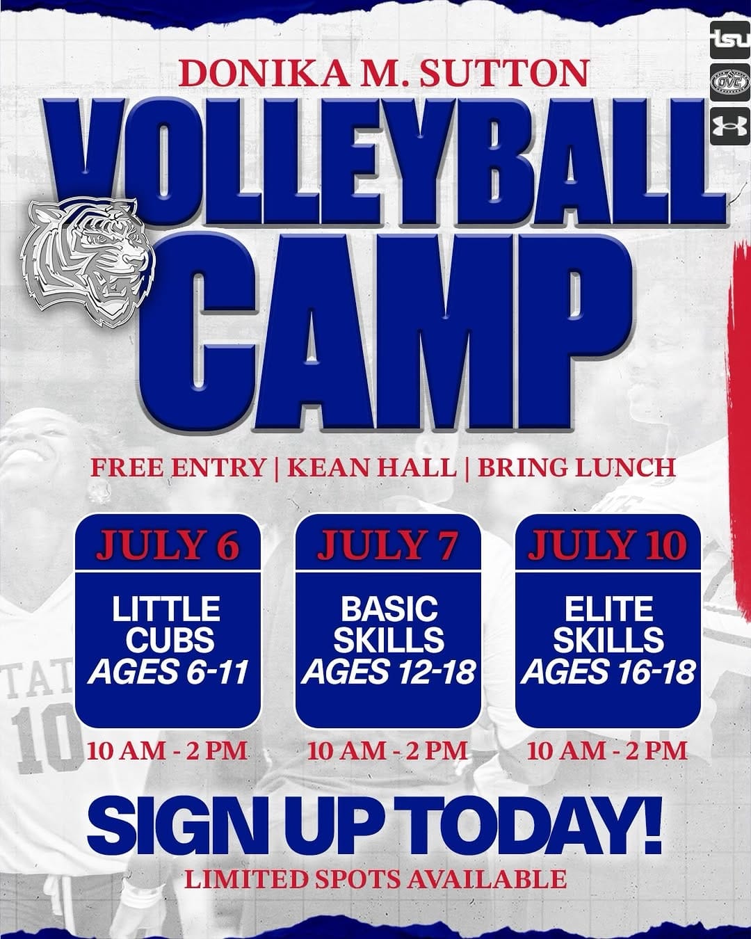 Post 3 by Tennessee State Volleyball on Instagram (image)