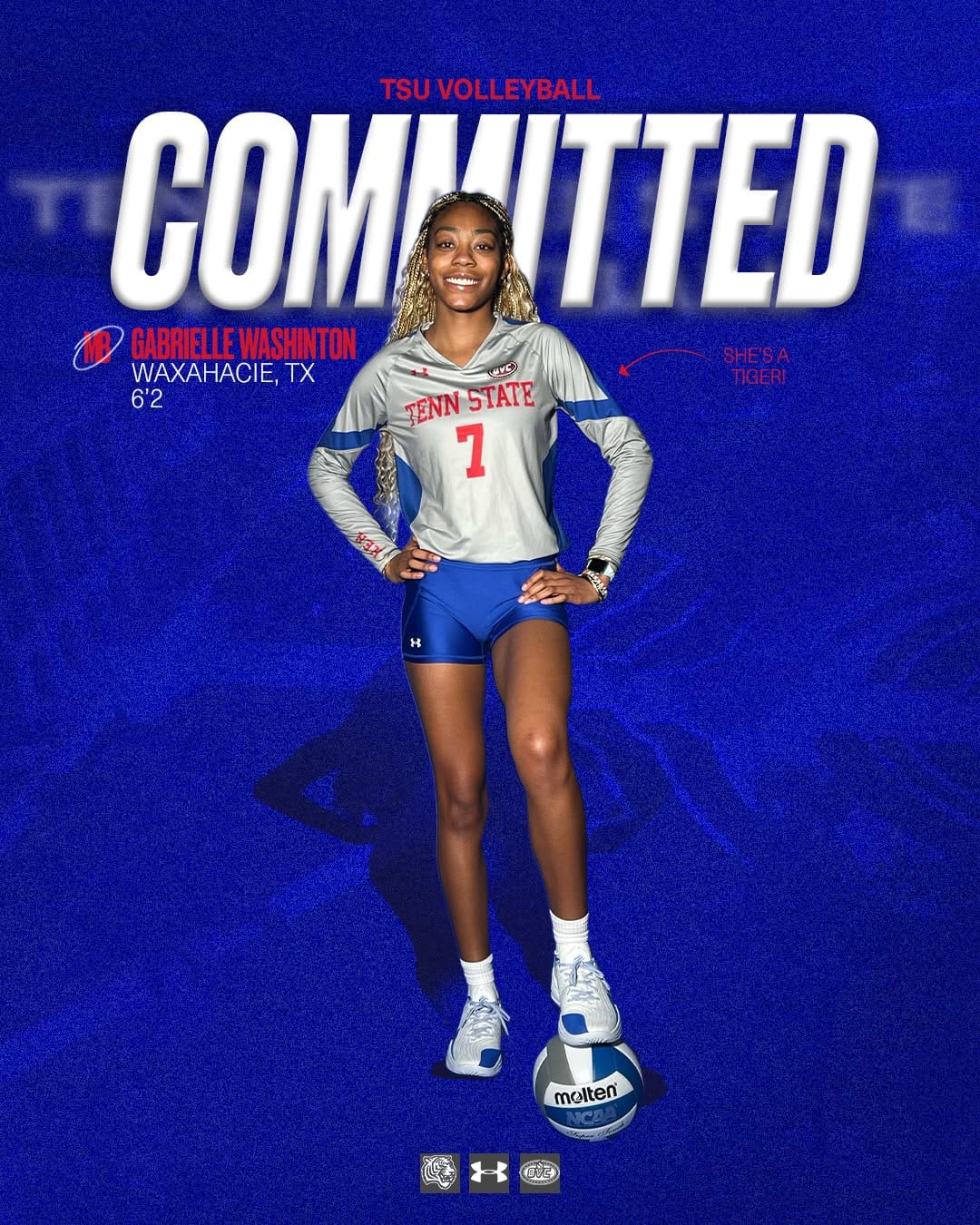 Post 8 by Tennessee State Volleyball on Instagram (image)