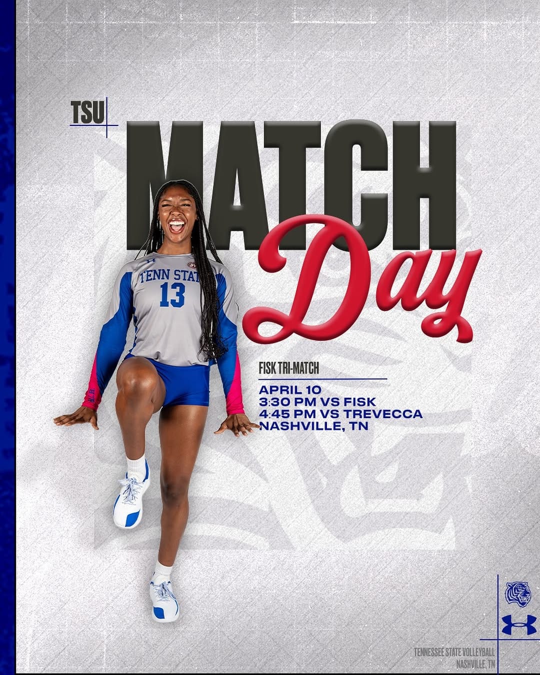 Post 6 by Tennessee State Volleyball on Instagram (image)
