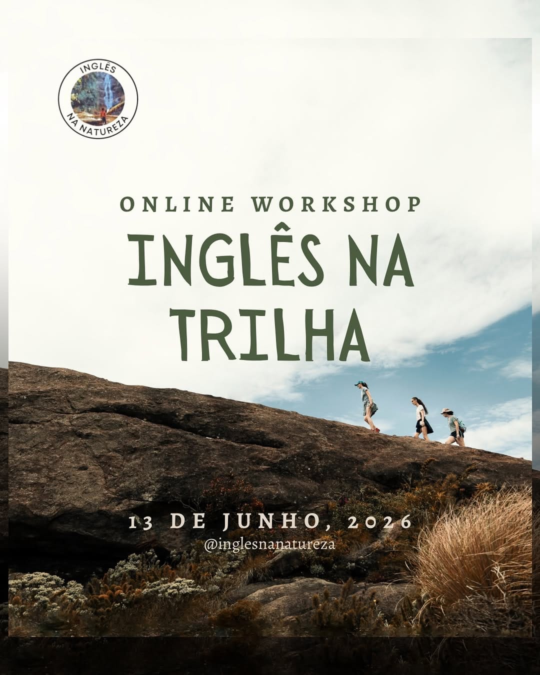 Post 1 by Elizabeth | Inglês na Natureza on Instagram (image)