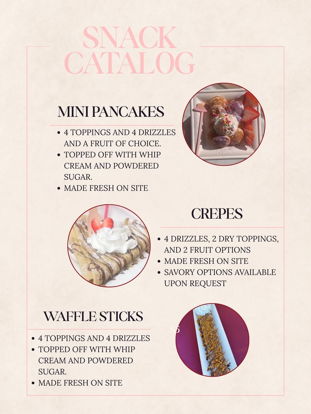 Post 10 by Inti’s Minis Snack Carts on Instagram (carousel)