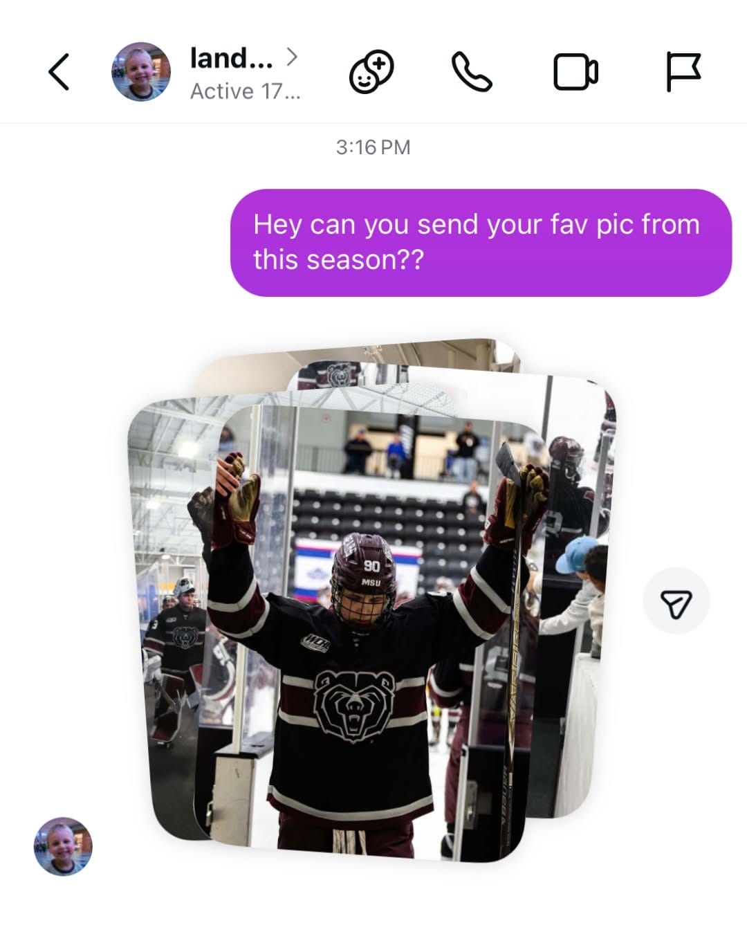 Post 10 by Missouri State Hockey on Instagram (carousel)