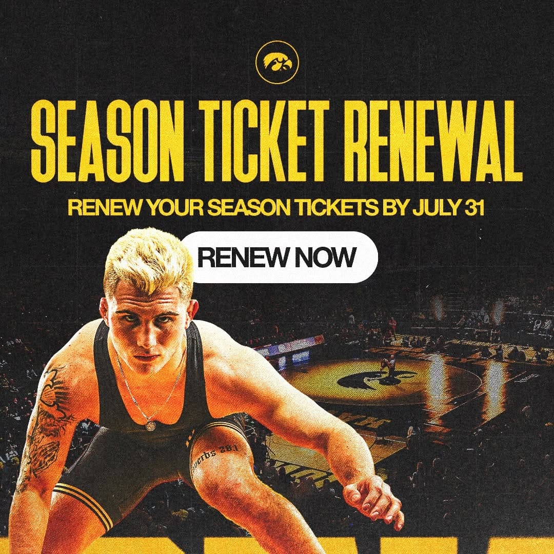 Post 1 by Iowa Hawkeye Wrestling on Instagram (image)