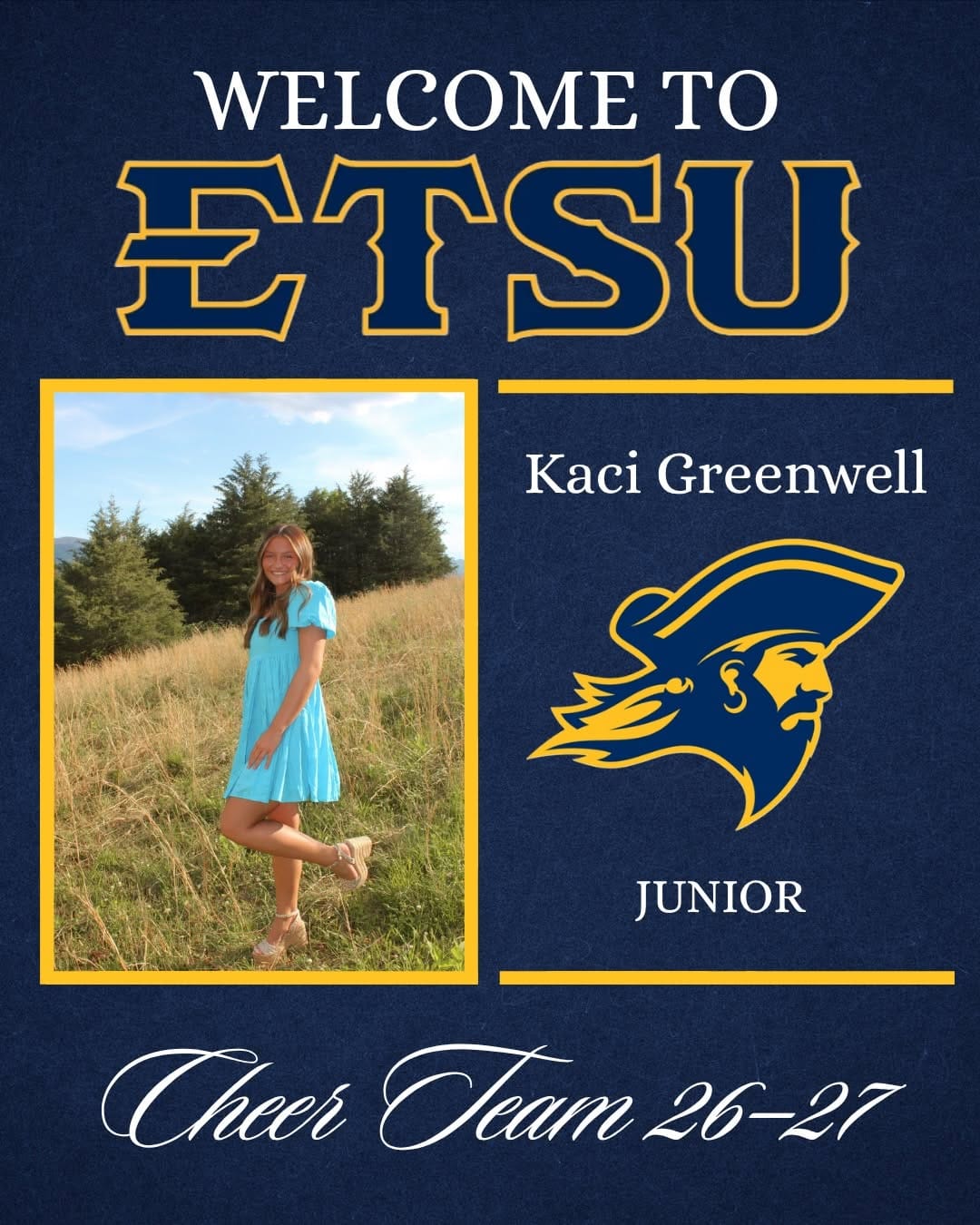 Post 3 by ETSU Cheerleading on Instagram (carousel)
