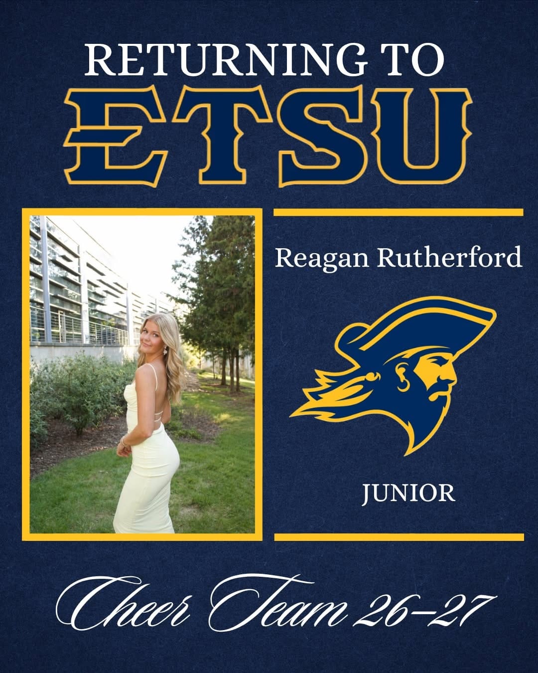 Post 1 by ETSU Cheerleading on Instagram (carousel)