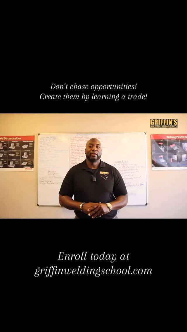 Post 7 by Griffin Industrial Welding School on Instagram (video)