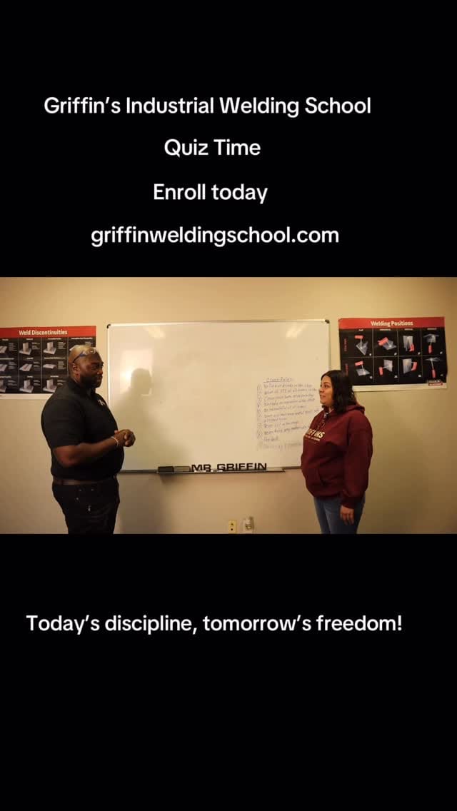 Post 2 by Griffin Industrial Welding School on Instagram (video)