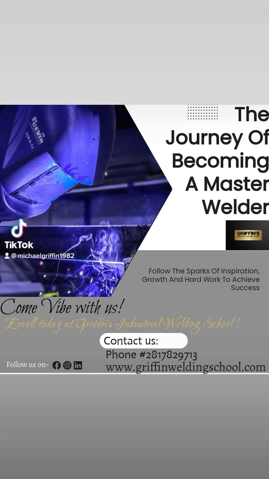 Post 10 by Griffin Industrial Welding School on Instagram (video)