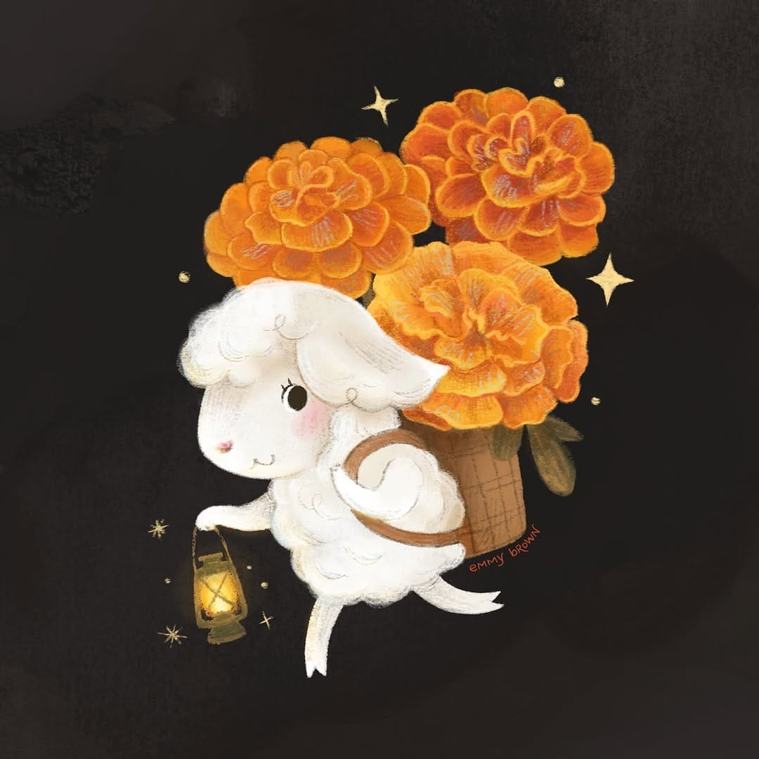 Post 6 by Emmy Brown Illustration on Instagram (image)