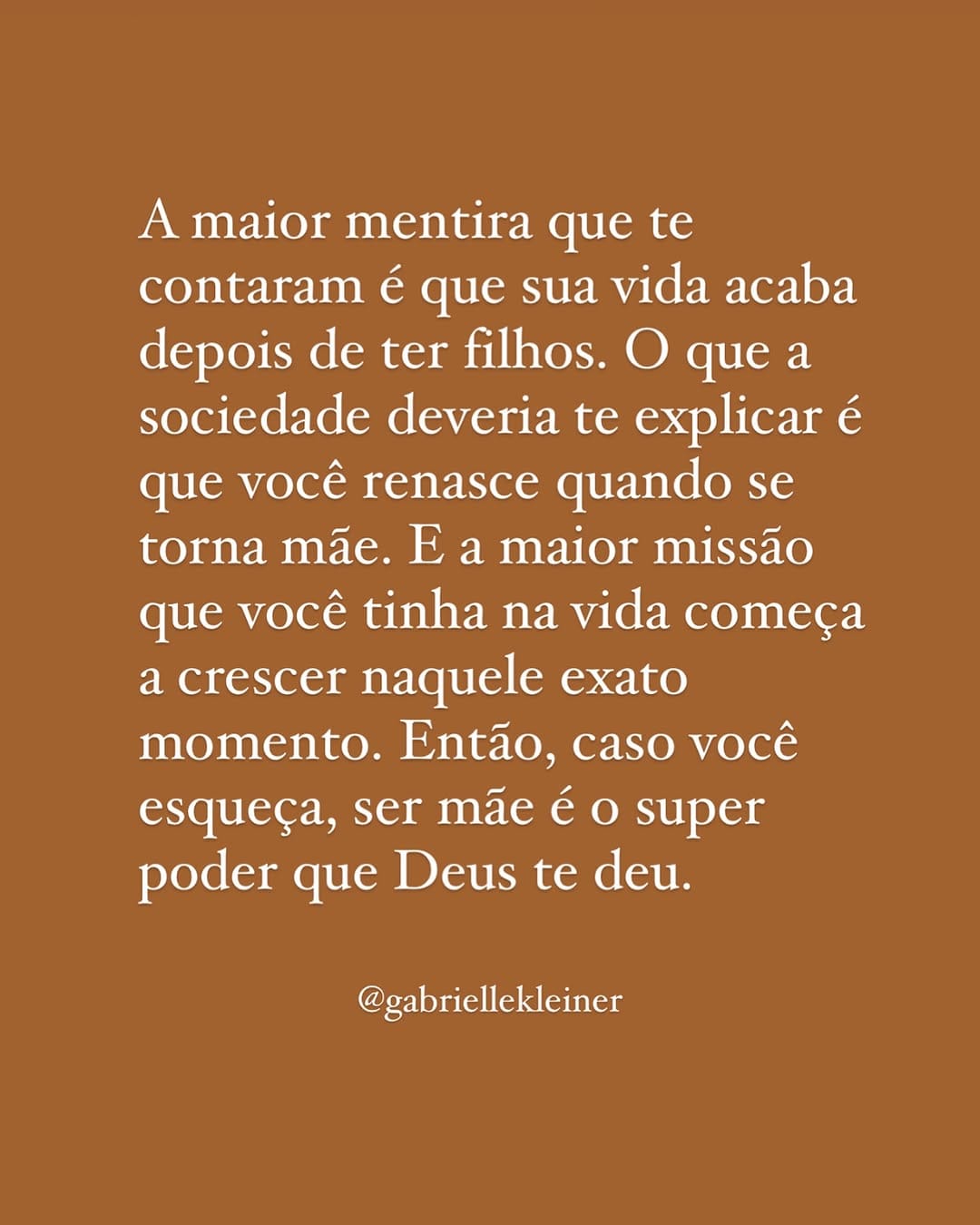 Post 8 by Gabrielle Kleiner on Instagram (image)