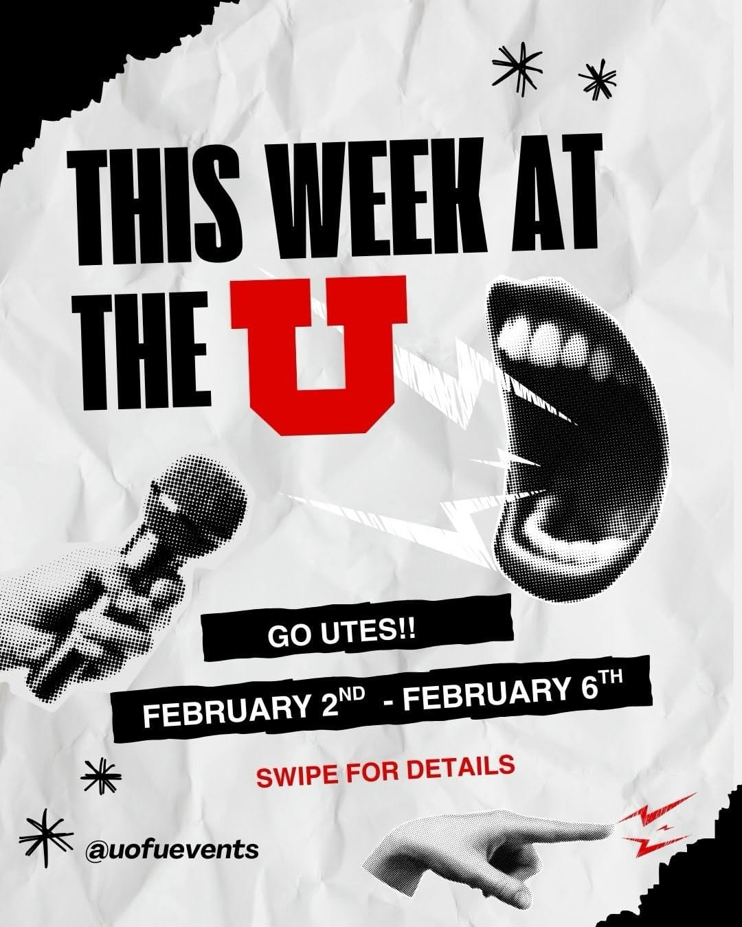Post 9 by University of Utah Events on Instagram (carousel)
