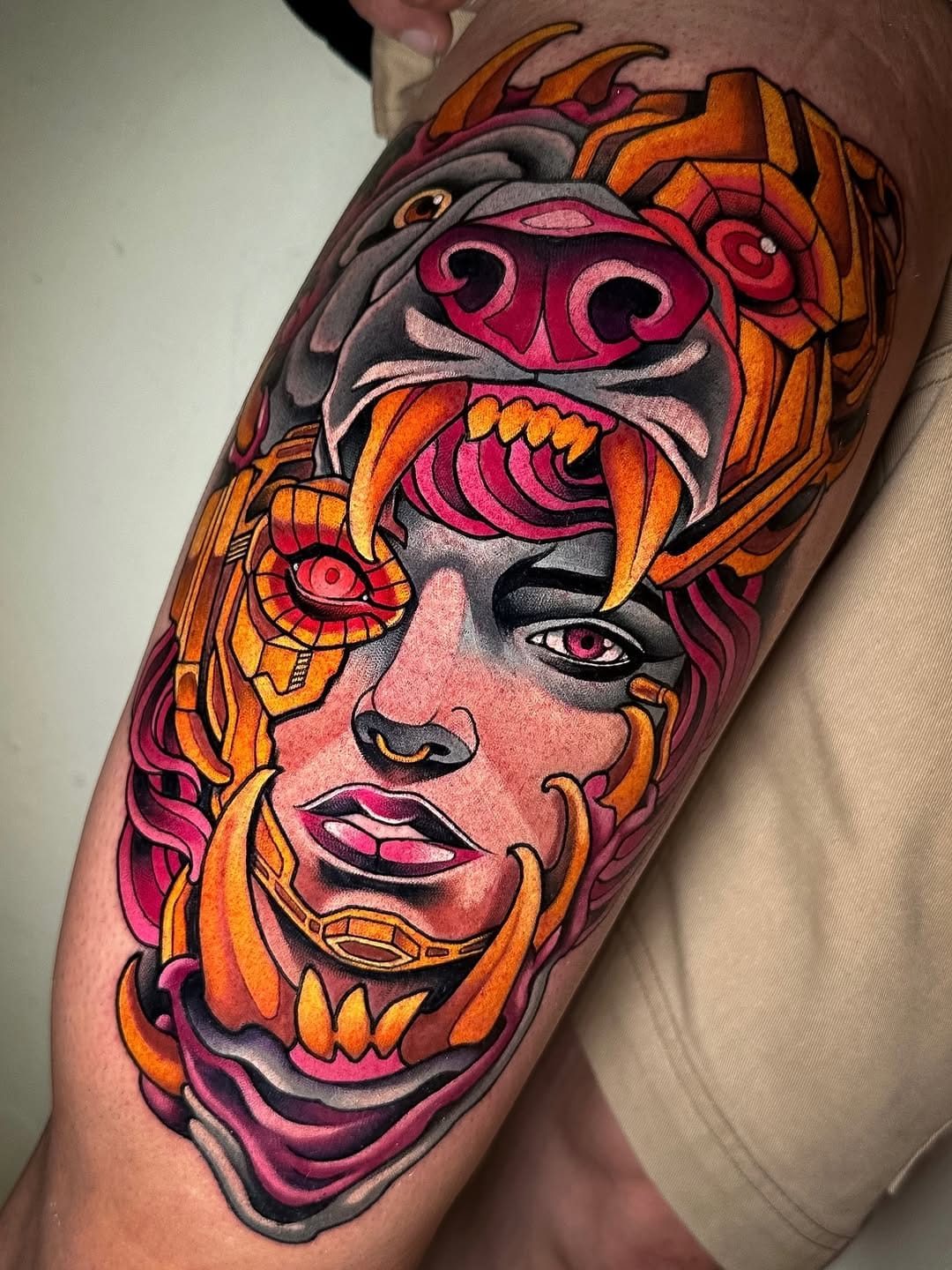 Post 5 by Neo Traditional & Anime Tattoos on Instagram (carousel)