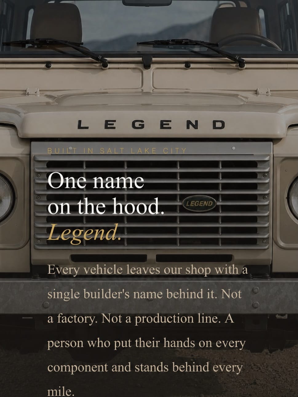 Post 4 by Legend Motor Co. on Instagram (carousel)