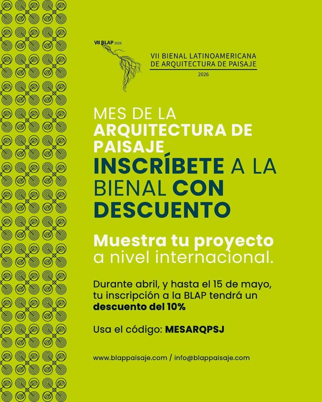 Post 4 by Sociedad de Arquitectos Paisajistas de México on Instagram (image)
