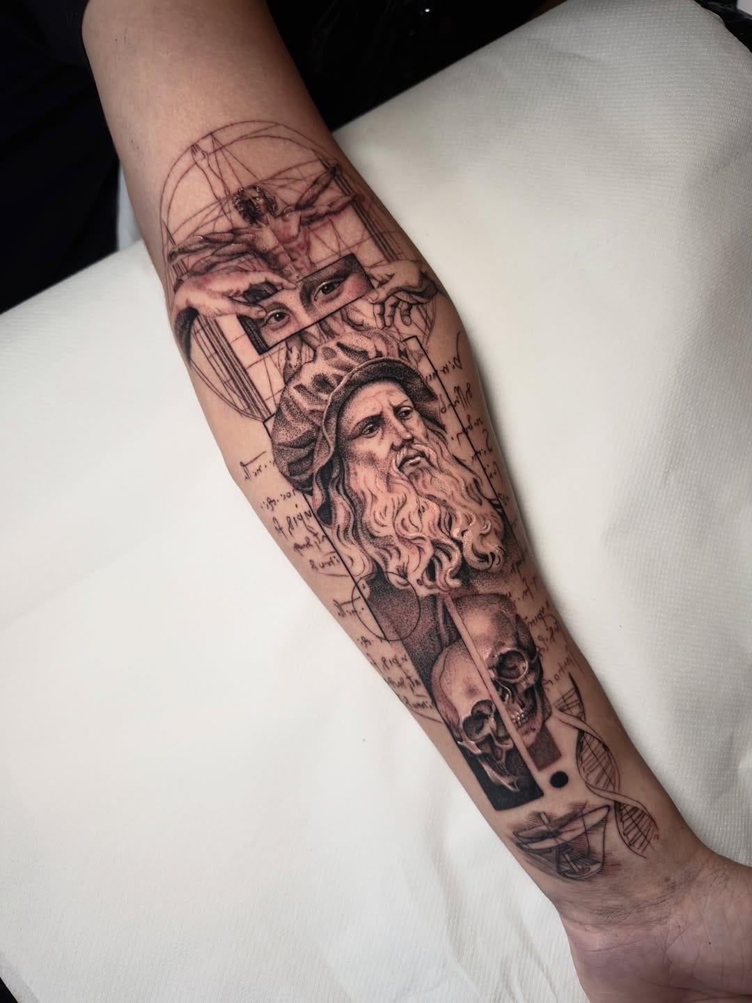Post 3 by Black & Grey Realism and Single Needle Tattoos Glasgow on Instagram (carousel)