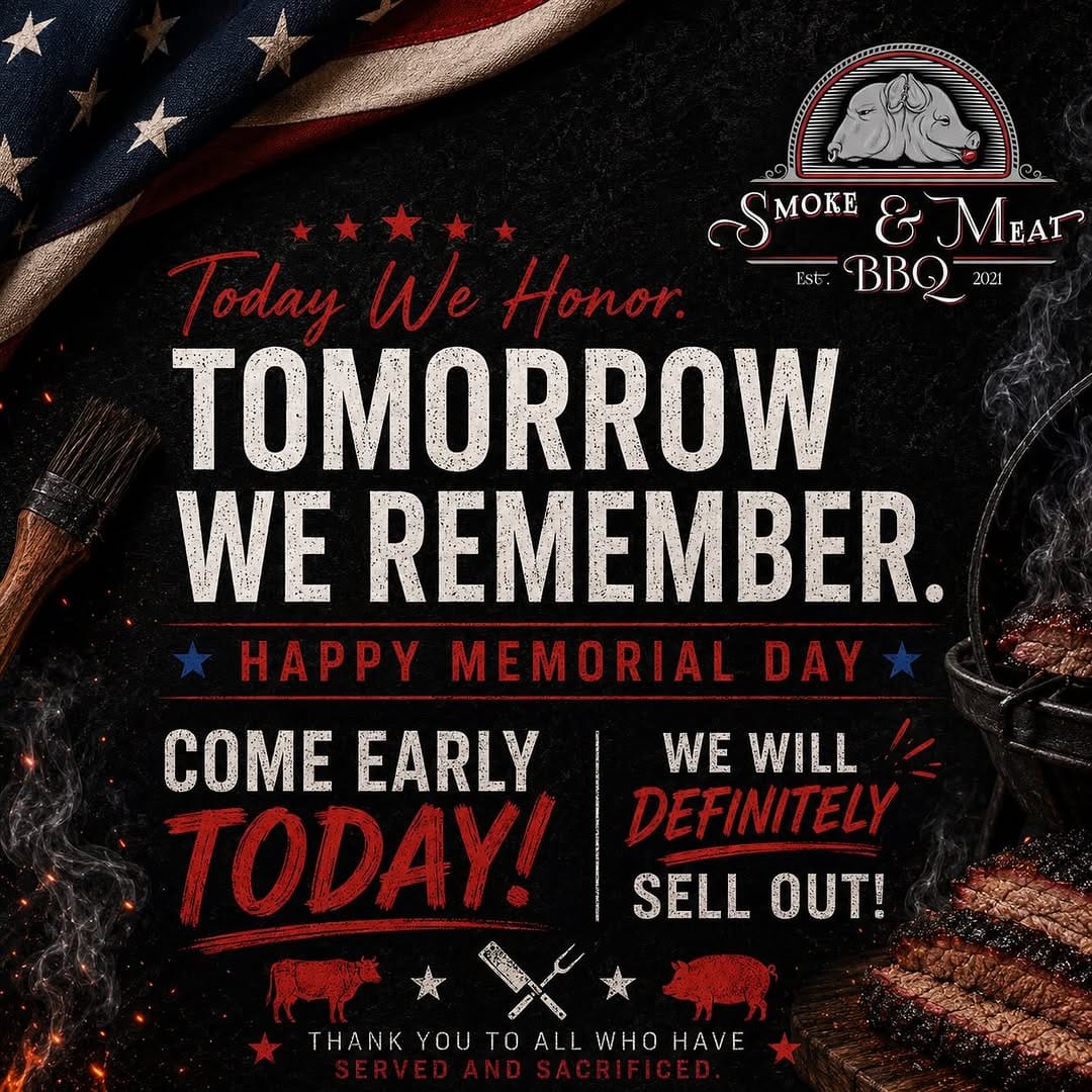 Post 1 by Smoke & Meat BBQ on Instagram (image)