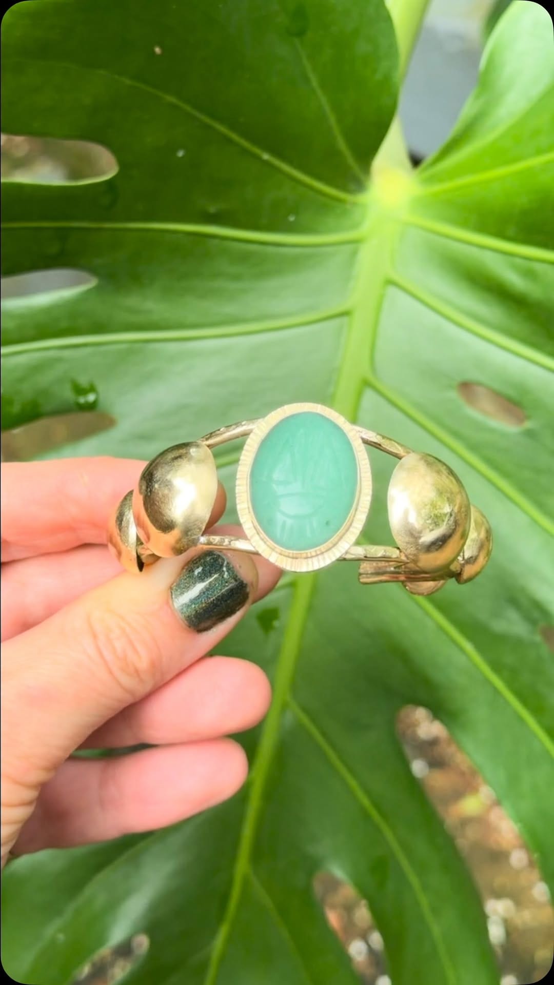 Post 1 by Fossil & Hide | Handmade Jewelry on Instagram (video)