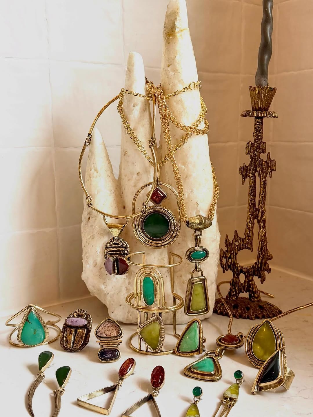 Post 8 by Fossil & Hide | Handmade Jewelry on Instagram (image)