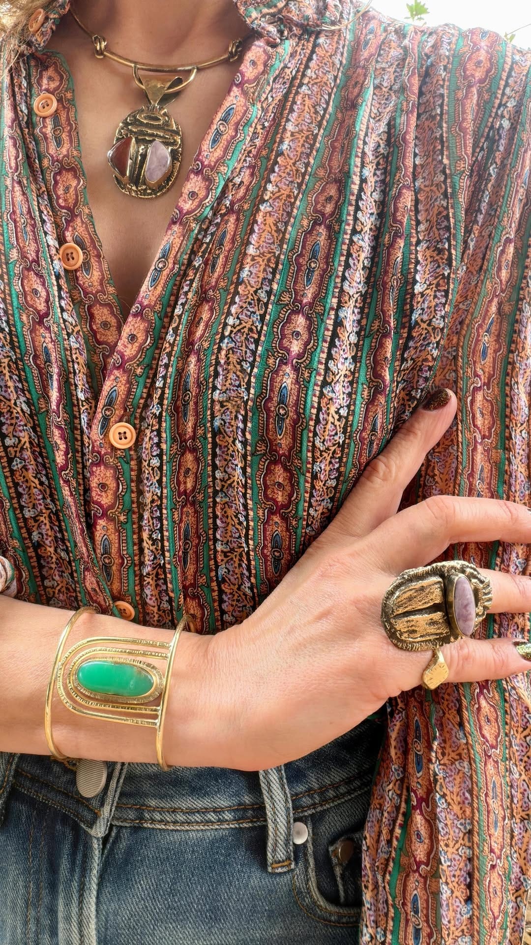 Post 9 by Fossil & Hide | Handmade Jewelry on Instagram (video)