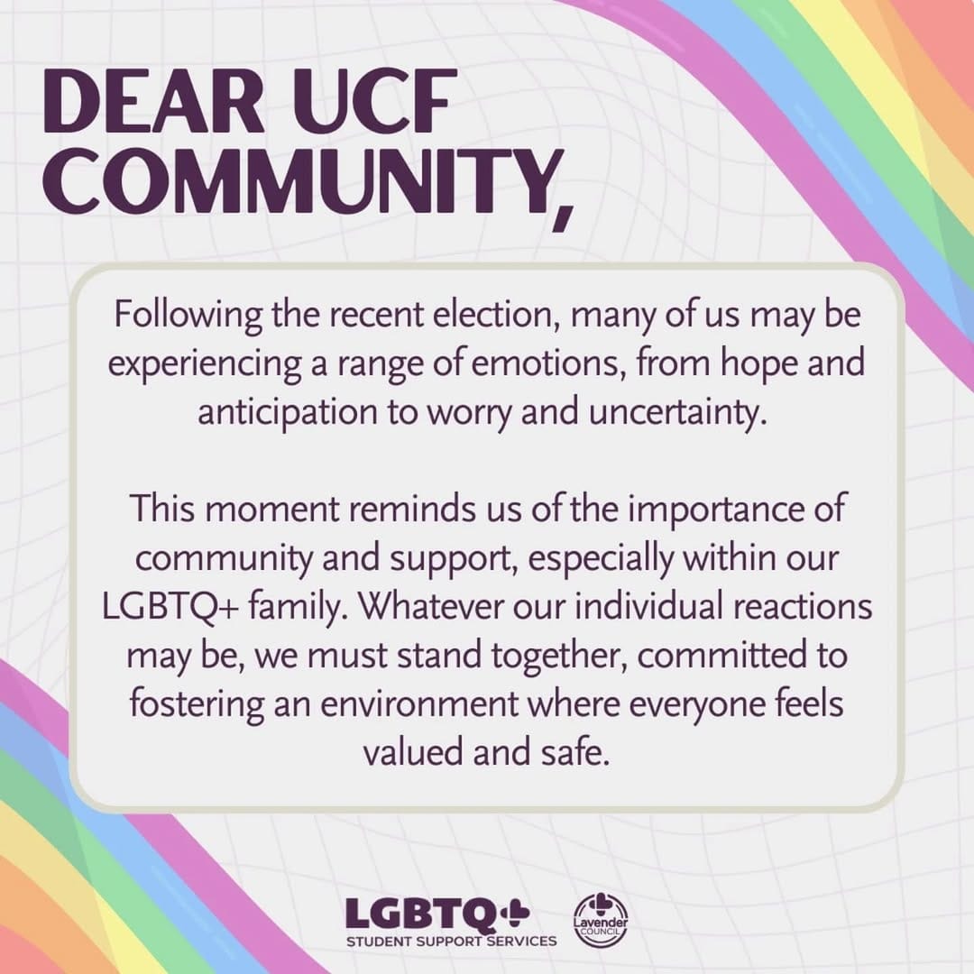 Post 10 by LGBTQ+ Student Support Services @ UCF on Instagram (carousel)