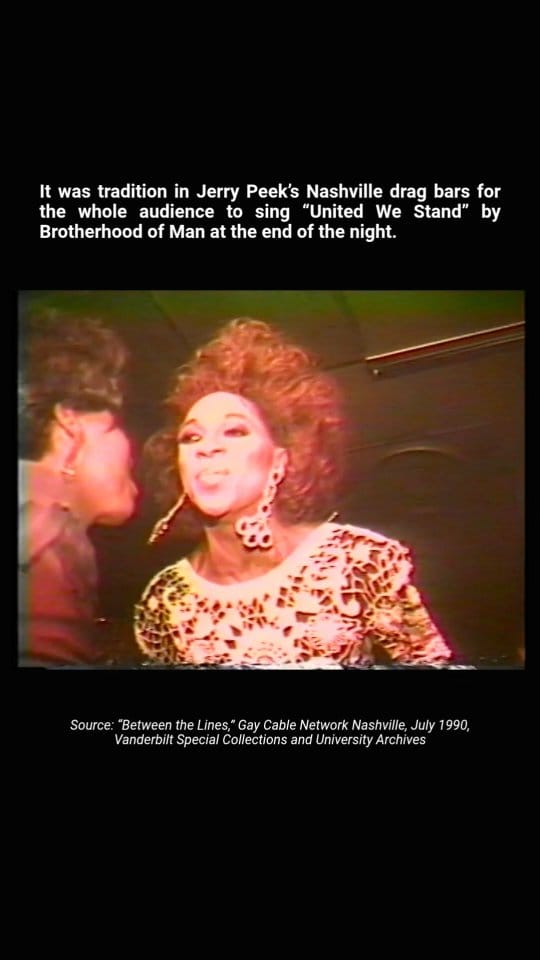 Post 6 by Nashville Queer History on Instagram (video)