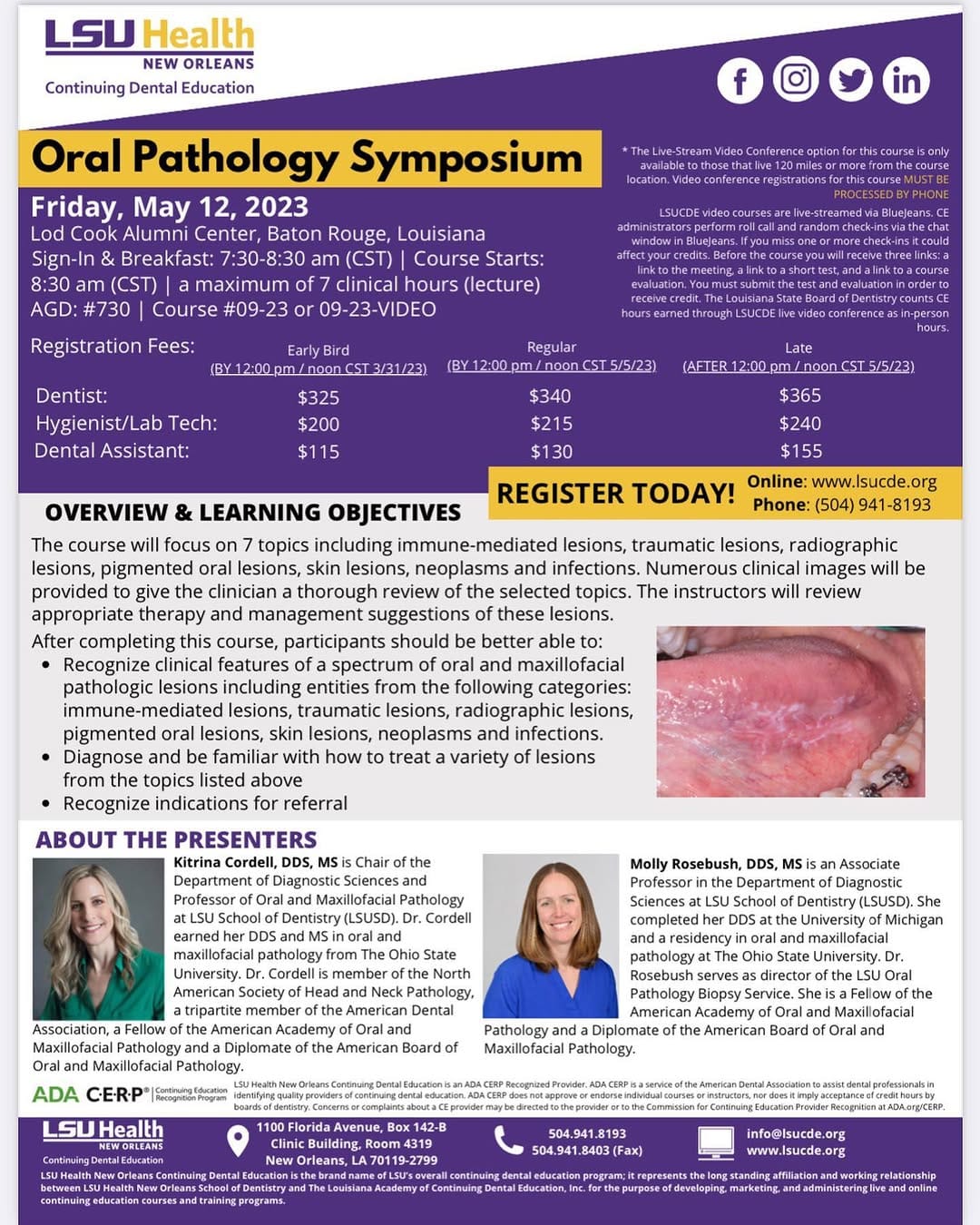 Post 5 by Drs. K Cordell & M Rosebush on Instagram (image)